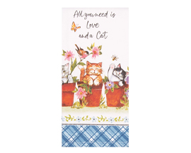 Hand Towel - All You Need Is Love and a Cat