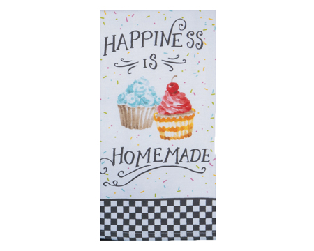 Hand Towel - Happiness Is Homemade