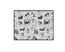 Drying Mat - Pet Lover Dogs