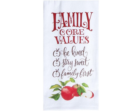 Hand Towel - Family Core Values