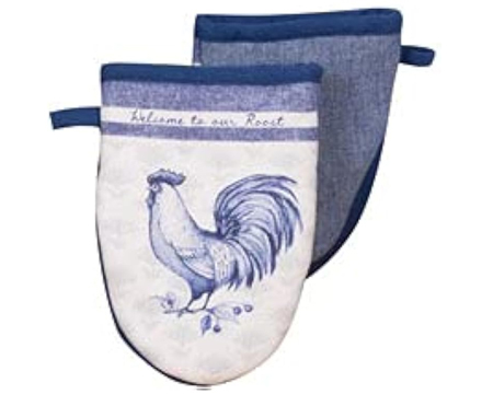 Grabber Mitt - Blue Rooster