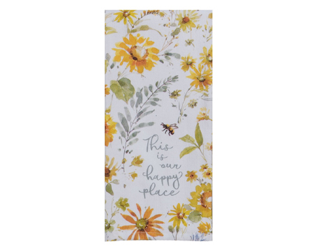 Hand Towel - Sunflower Happy Place
