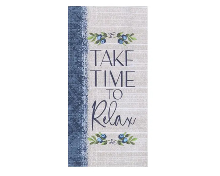 Hand Towel - Take Time To Relax