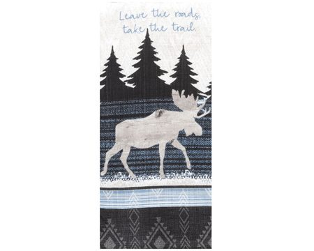 Hand Towel - Wildwoods Lodge Trail Moose