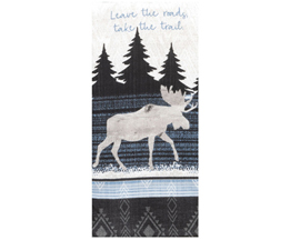Hand Towel - Wildwoods Lodge Trail Moose