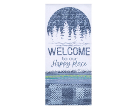 Hand Towel - Welcome To Our Happy Place