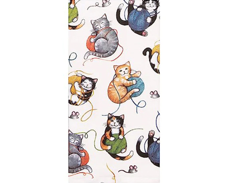 Hand Towel - Playful Kittens