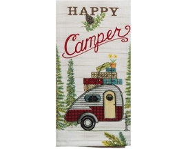 Hand Towel - Happy Camper Trailer/Suitcases