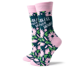 Bless Your Heart Socks - 4 Pc (M/L)