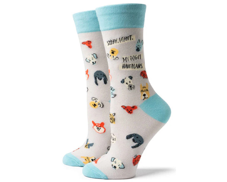 My Dog & I Have Plans Socks - 4 pc (M/L)