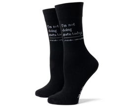 I'm Not Doing $#!% Today Socks (M/L)