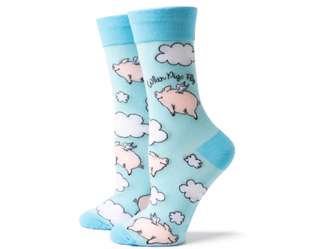 All Hogs Go to Heaven Socks (S/M)