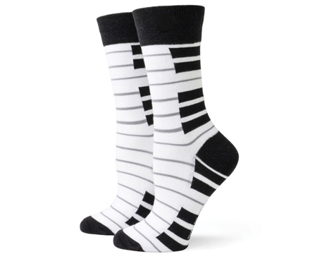 Piano Man Socks (S/M)