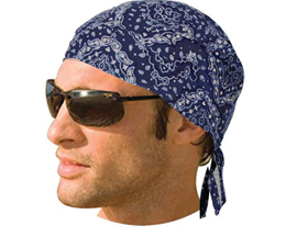 Hav-A-Danna® Skull Cap - Navy Paisley