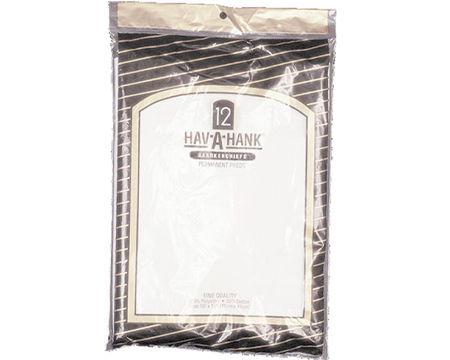 Hav-A-Hank® Handkerchief 12 Pack - Flat Hem
