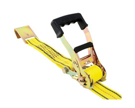 Progrip® 2" X 27' Cargo Control Tie Down Flat Hook Strap - Yellow