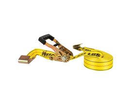 Keeper® 2" X 27' Ratchet Tie Down Flat Hook Strap - Yellow