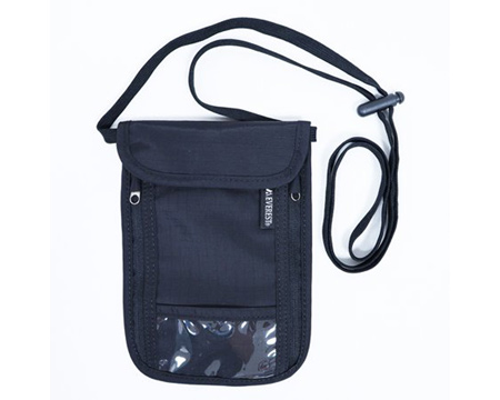 Everest® Premium Neck Pouch Bag - Black