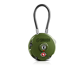 Savior Equipment® 3-Digit Combination Firearm Cable Lock - Olive Drab Green