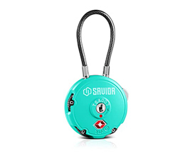 Savior Equipment® 3-Digit Combination Firearm Cable Lock - Turquoise