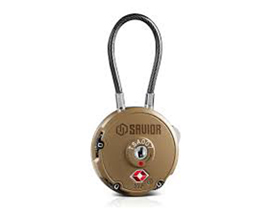 Savior Equipment® 3-Digit Combination Firearm Cable Lock - Tan