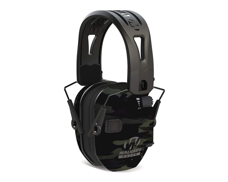 Walker's® Razor Tacti-Grip Rubber Headband Ear Protection - Multicam Grey Camo