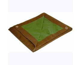 Foremost® 6' X 8' Dry Top Medium Duty Polyethylene Reversible Tarp - Brown/Green