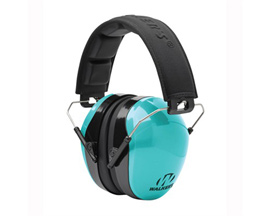 Walker's® High Visibility Dual Passive Earmuffs - Aqua Blue