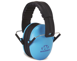 Walker's® Youth Lightweight Low Profile Padded Hearing Protection Earmuff - Blue