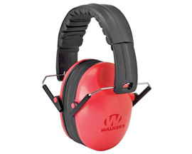 Walker's® Youth Lightweight Low Profile Padded Hearing Protection Earmuff - Coral Red