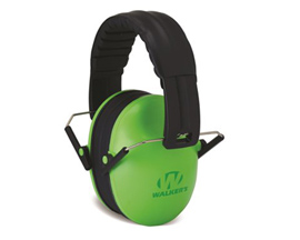 Walker's® Youth Lightweight Low Profile Padded Hearing Protection Earmuff - Lime Green