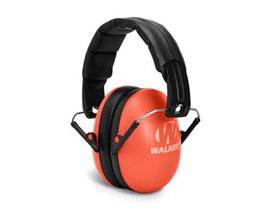 Walker's® Folding Muff Polymer Over Head Ear Protection - Coral/Black