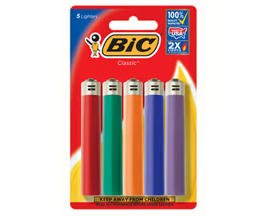 BIC® Classic Butane Lighter 5 Pack