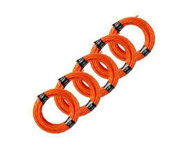 Ego® 0.095 in. Dual Color Pre-Cut Twisted Trimmer Line - 5 Pk