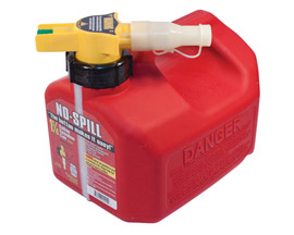No-Spill® 1-1/4 Gal. Plastic Gasoline Fuel Can