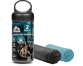 RBX Cooling Towels 2 Pack Turquoise/Black