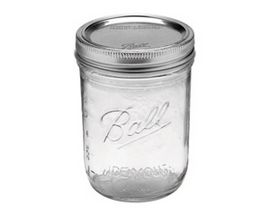 Ball® Pint Wide Mouth Mason Jars - Box of 12