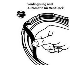 Presto® #9901 Sealing Ring and Overpressure Plug