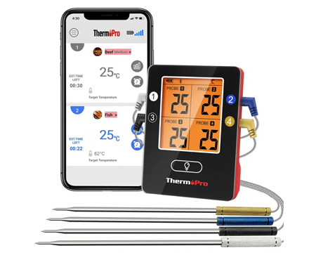 ThermoPro Bluetooth 4 Probe Meat Thermometer