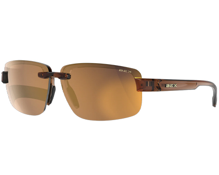 BEX® Harris Sunglasses - Clear Brown/Brown/Gold