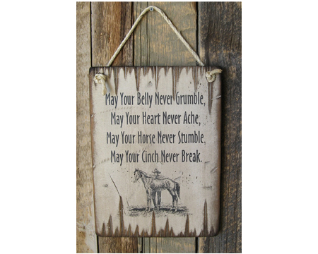 Sign: May Your Belly Never Grumble