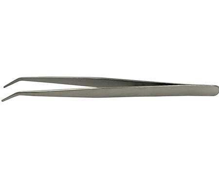 7" Bent Tip Tweezer