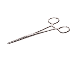 6.25" Self Locking Straight Forceps