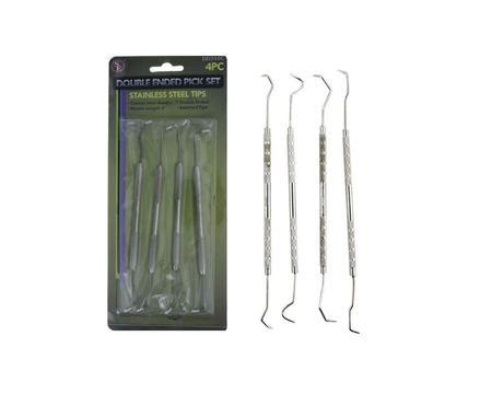 4 Pc Double End Pick Set