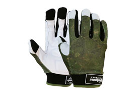Farmers Defense Gloves - Green Brush Camo