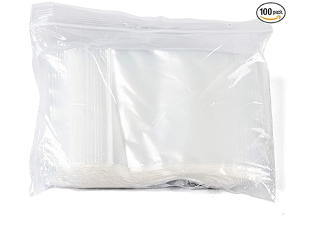 Set Of 100 4" x 5" Self-Lock Bags