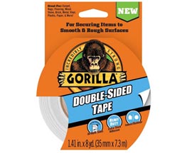 Gorilla® 8 Yd. Double-Sided Duct Tape - Grey