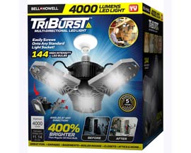 Bell & Howell® TriBurst LED Standard Base Multi-Directional Socket Light