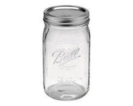 Smiths Mason Jars Set of 4 Spill Proof Glass Jars 8oz or 235ml