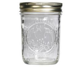 Smiths Mason Jars Set of 4 Spill Proof Glass Jars 8oz or 235ml